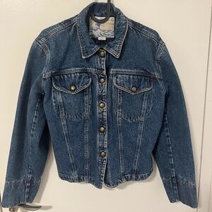 Vintage Kenzo Corset Denim Jacket | Women’s S